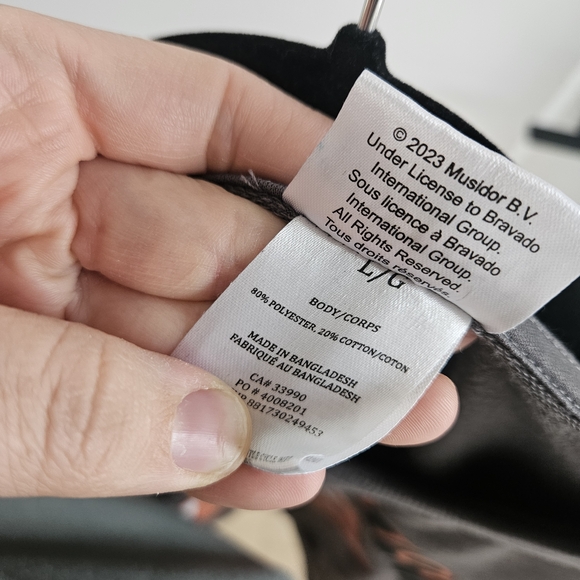 The Rolling Stones Gray and Orange Logo Sweater Cropped Sweatshirt - Picture 4 of 4